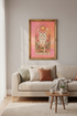 Mystical Cat Poster | Boho Sunmoon Art, Bedroom Decor