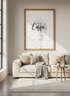 But First, Coffee Wall Art | Kitchen Decor, Cafe Print, Minimalist Coffee Lover Gift