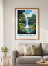 Lamington National Park Wall Art | Queensland Nature Travel Poster, Rainforest Decor