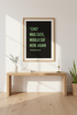 Humorous Restaurant Quote Framed Art Print | Kitchen Decor | Funny Foodie Poster | "Chef Was Cute" Wall Art