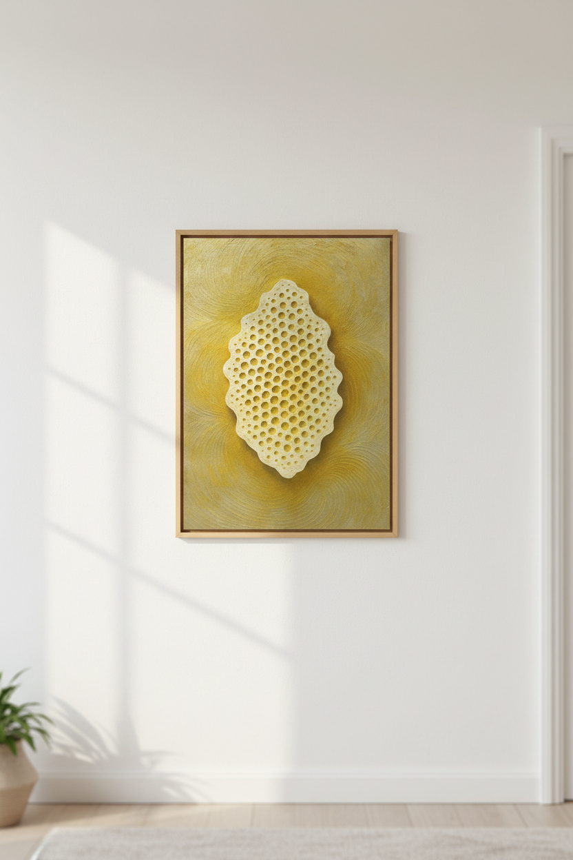 Abstract Gold Texture Framed Wall Art | Modern Living Room Decor | Luxury Aesthetic Poster Print | Ready to Hang Canvas