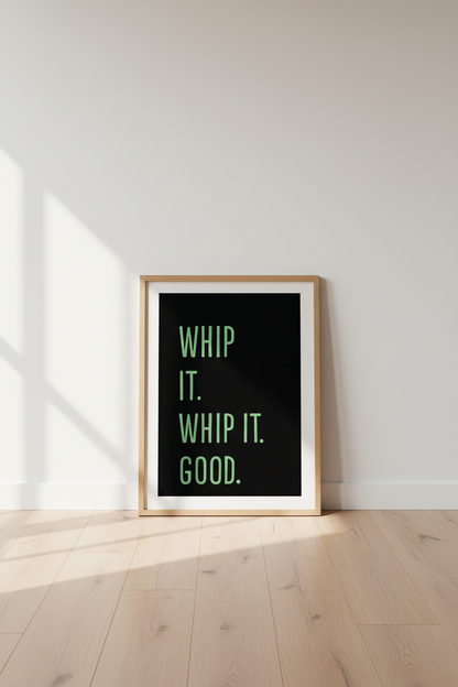 Minimalist Quote Wall Art Print | Kitchen Decor | Funny Bar Poster | Framed Typographic Art | Ready to Hang