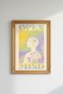 Open Mind Poster | Pastel Abstract, Bedroom Decor