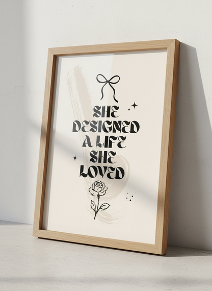 Positive Quote Wall Art | Boho Aesthetic Decor | Motivational Print, Modern Home Gift