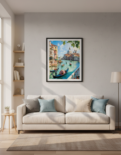 Venice Grand Canal Art Print | Italian Travel Wall Art