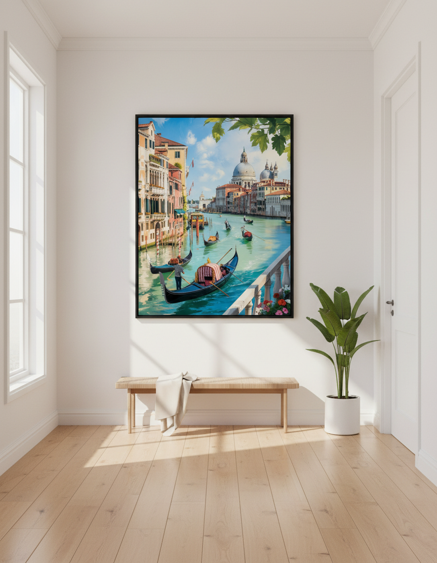 Venice Grand Canal Art Print | Italian Travel Wall Art