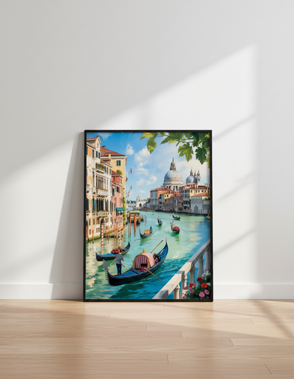 Venice Grand Canal Art Print | Italian Travel Wall Art