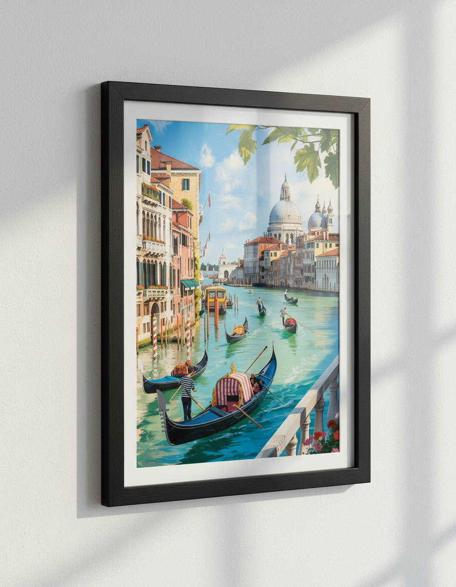 Venice Grand Canal Art Print | Italian Travel Wall Art